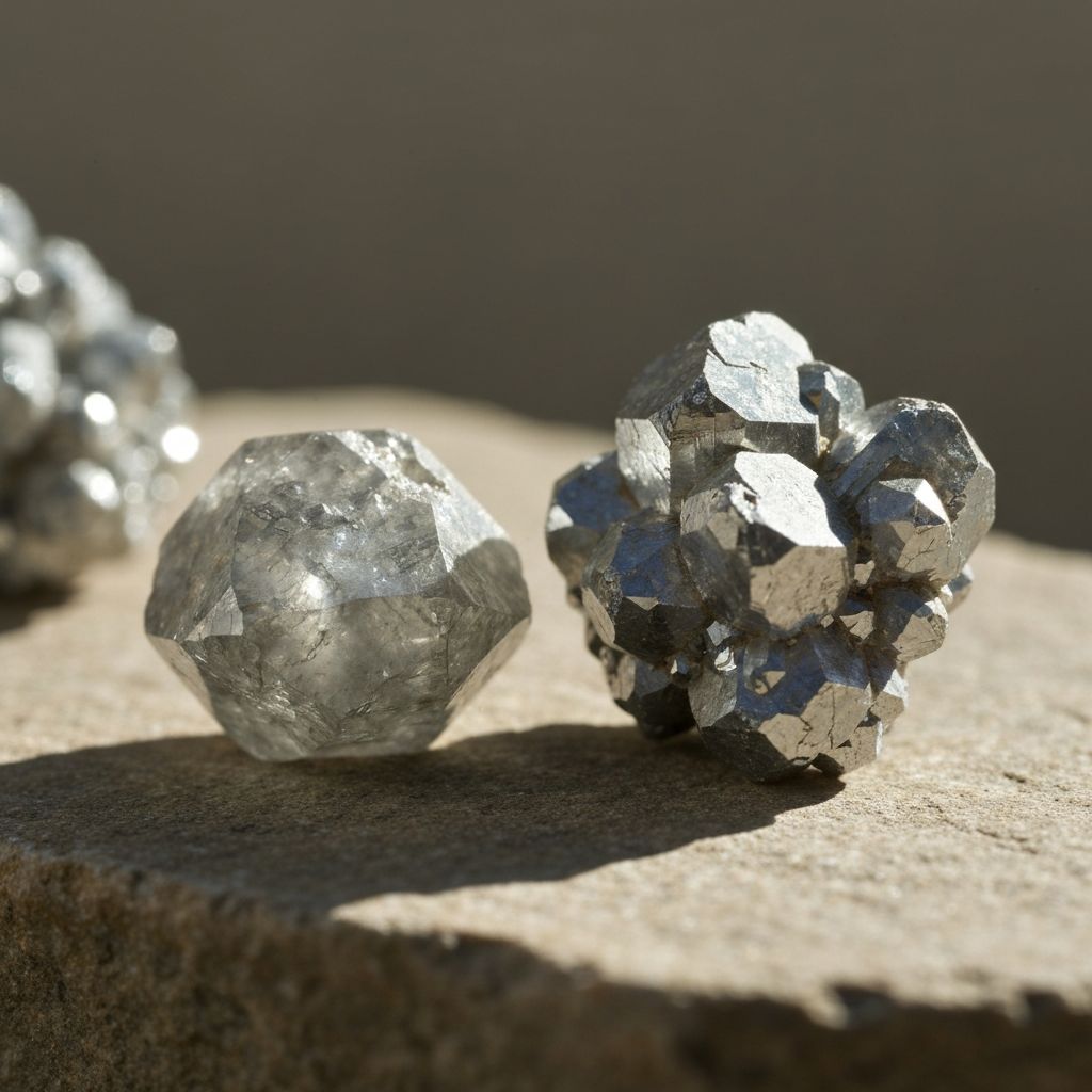 Zinc mineral crystals